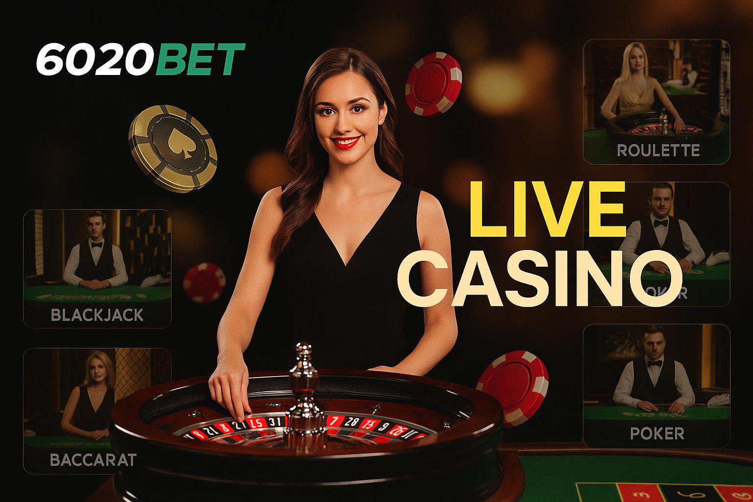 O 6020BET Live Casino lança promoções regularmente