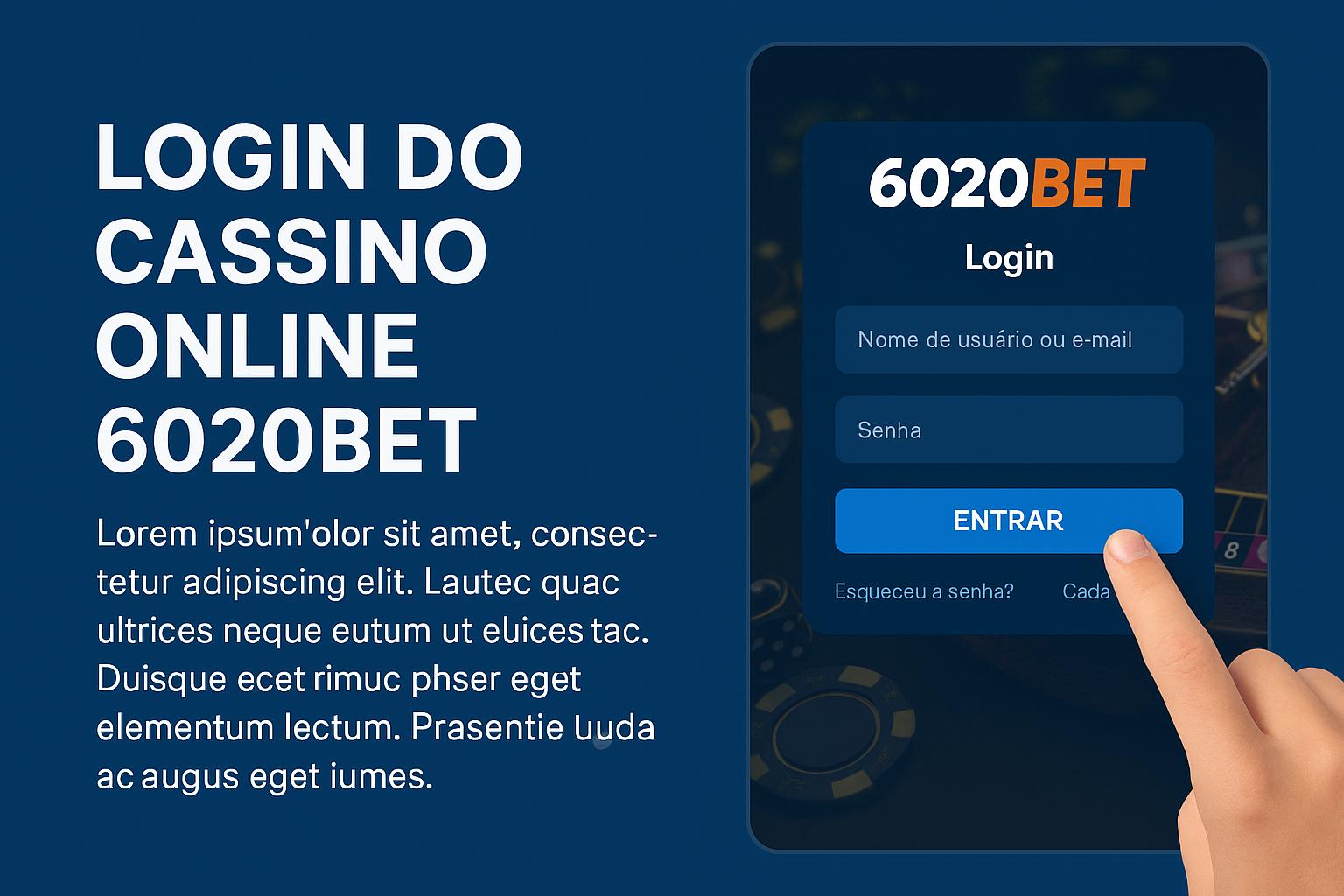 Login no Cassino 6020BET
